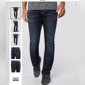 BKE Jake dark wash straight leg denim jeans Size 36L